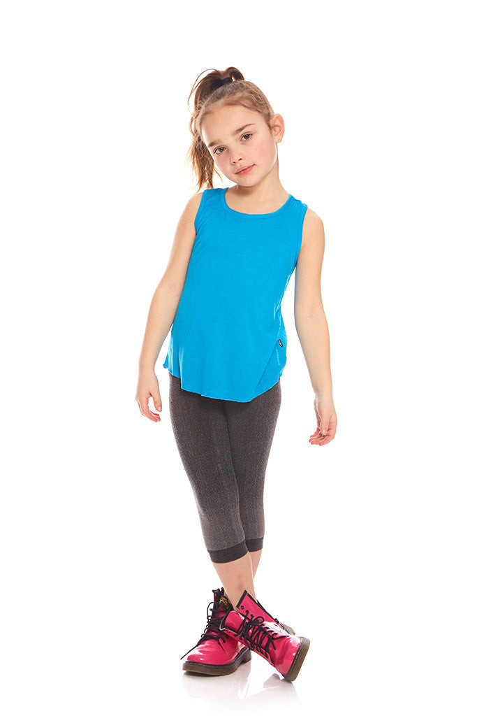 Kids Turquoise Racerback Tank