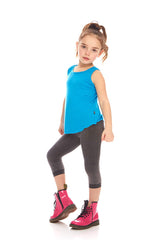 Kids Turquoise Racerback Tank