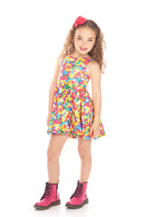 Kids Funfetti Sprinkles Skater Dress