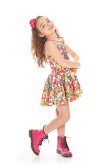 Kids Funfetti Sprinkles Skater Dress