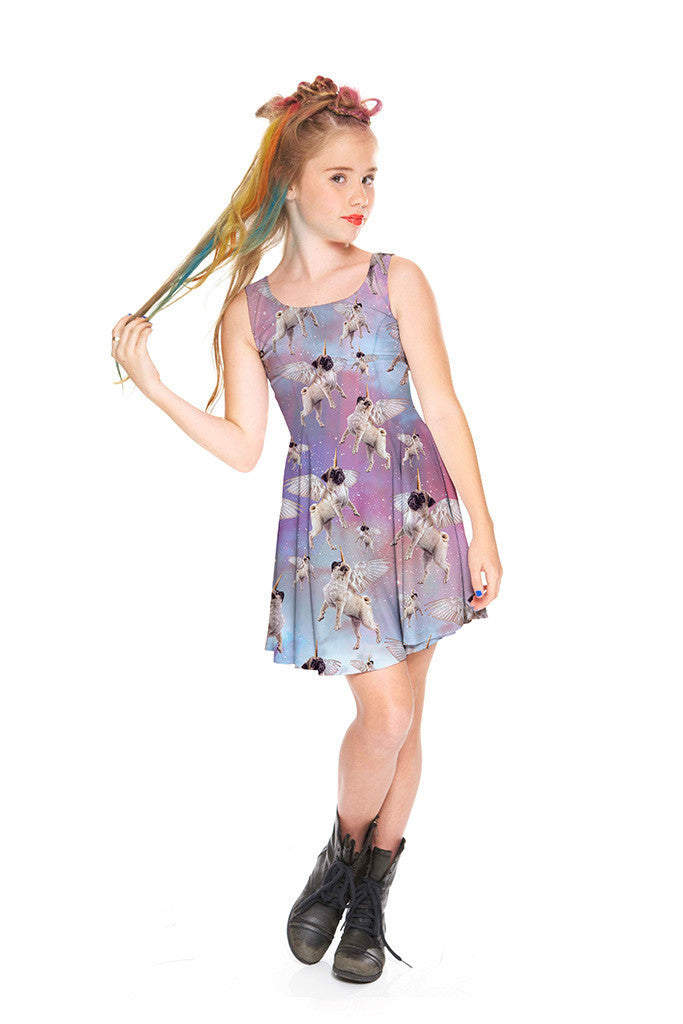 Girls Pugasus Skater Dress