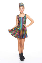 Girls Candy Crush Fishies Skater Dress