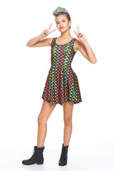 Girls Candy Crush Fishies Skater Dress