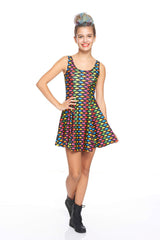 Girls Candy Crush Fishies Skater Dress