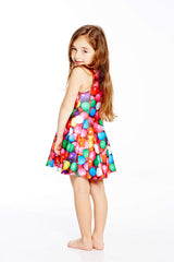 Kids Gumballs Skater Dress