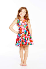 Kids Gumballs Skater Dress