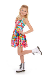 Girls Lollipops Skater Dress