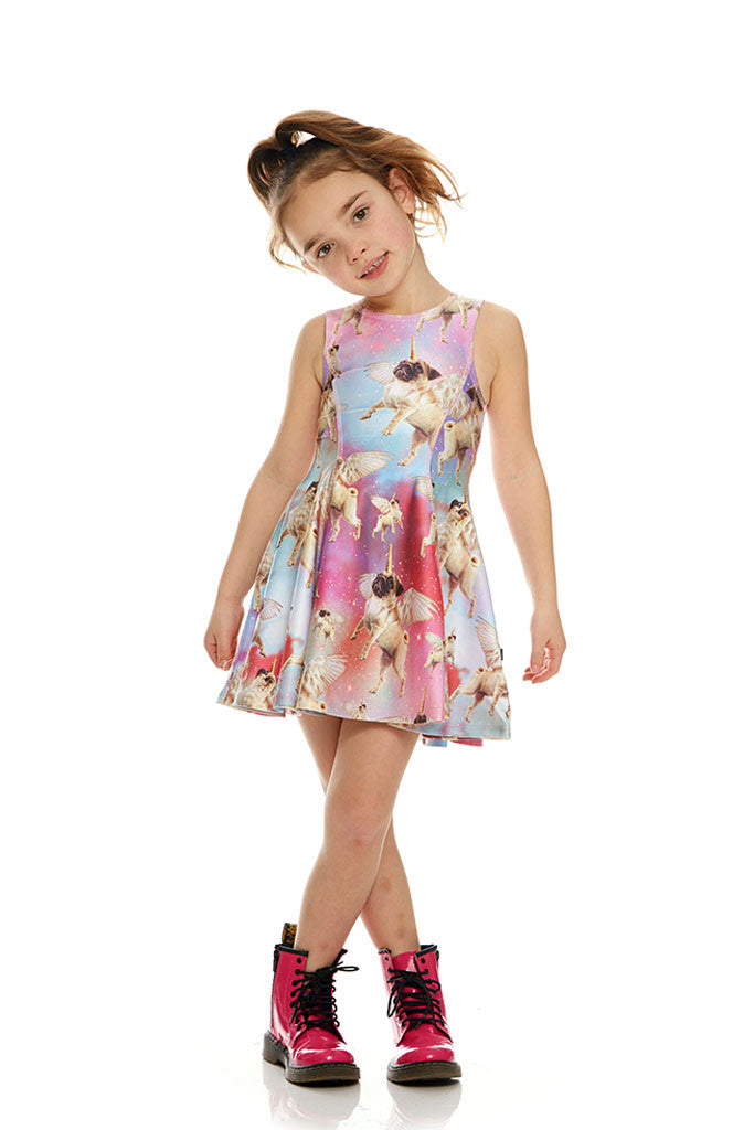 Kids Pugasus Skater Dress