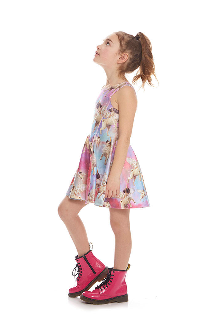Kids Pugasus Skater Dress