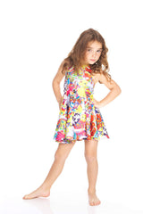 Kids Stickers Skater Dress