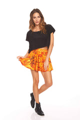 Womens Burning Man Skater Skirt