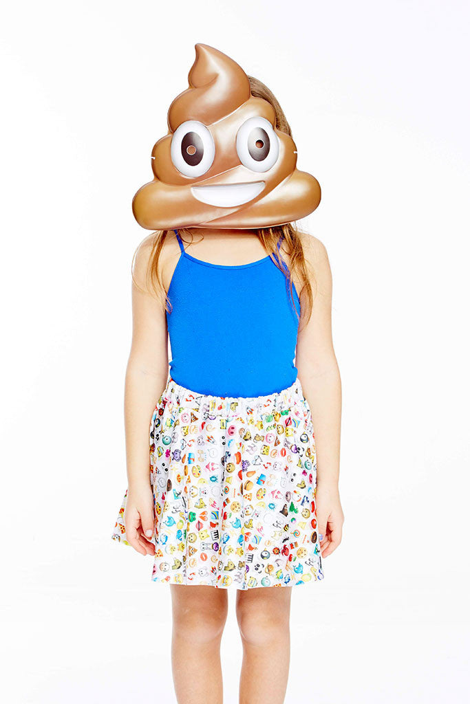 Kids Emoji 2.0 Skater Skirt