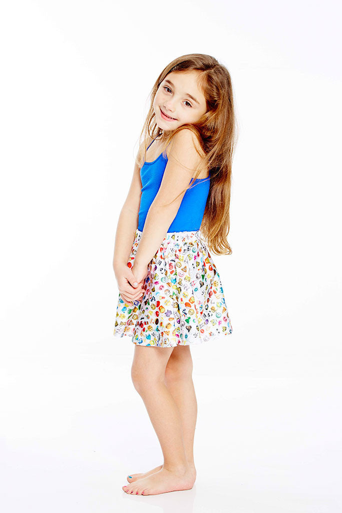 Kids Emoji 2.0 Skater Skirt