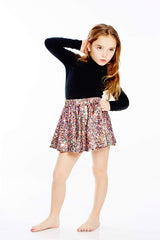 Kids Multi Glitter Skater Skirt