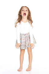 Kids Nanas Pearls Skater Skirt