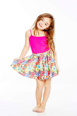 Kids Stacked Donuts Skater Skirt