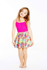 Kids Stacked Donuts Skater Skirt