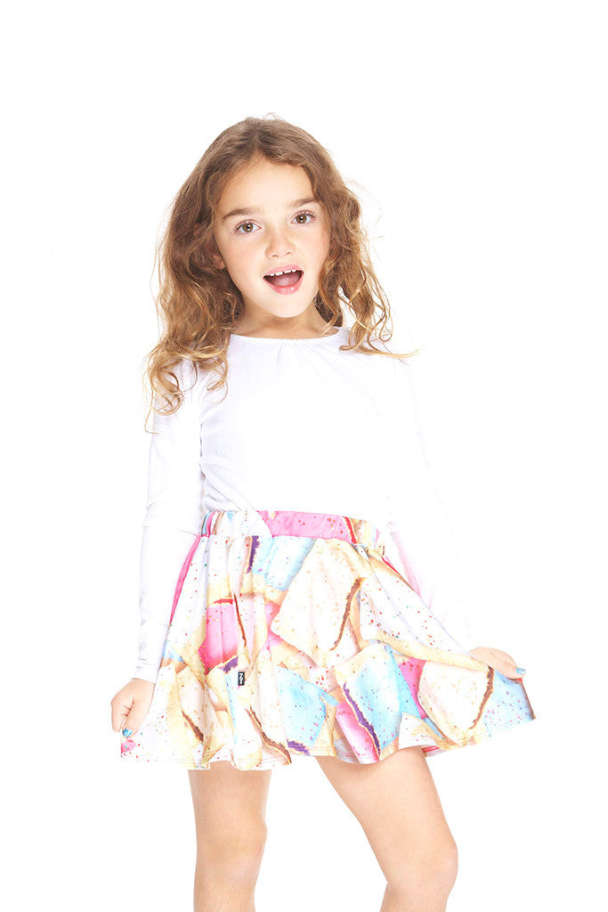 Kids Toaster Party Skater Skirt