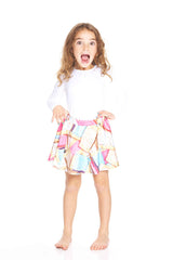 Kids Toaster Party Skater Skirt