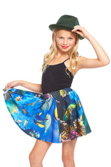 Girls Coral Reef Skater Skirt