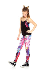 Girls Baby Unicorns Sports Bra Tank