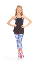 Girls Berry Bears Sports Bra Tank