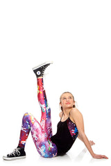 Girls Baby Unicorns Activewear Leggings