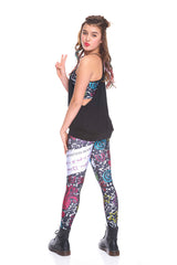 Girls Composition Notebook Sports Bra Tank