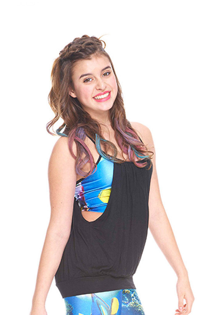 Girls Coral Reef Sports Bra Tank