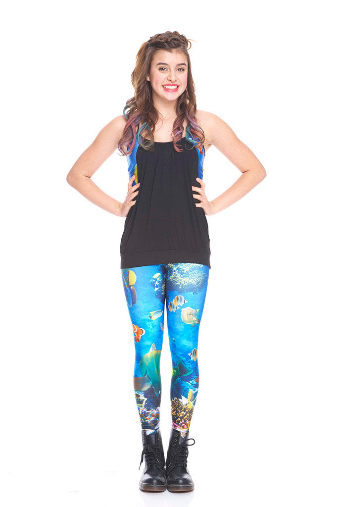 Girls Coral Reef Sports Bra Tank