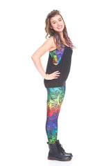 Girls Rainbow Tiger Sports Bra Tank