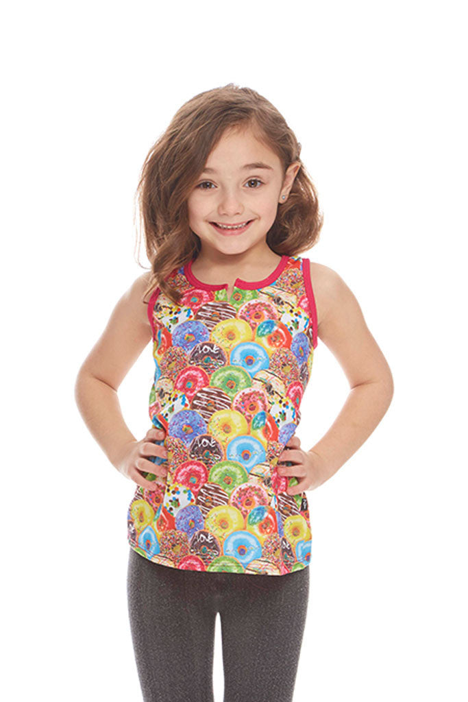Kids Stacked Donuts Tank