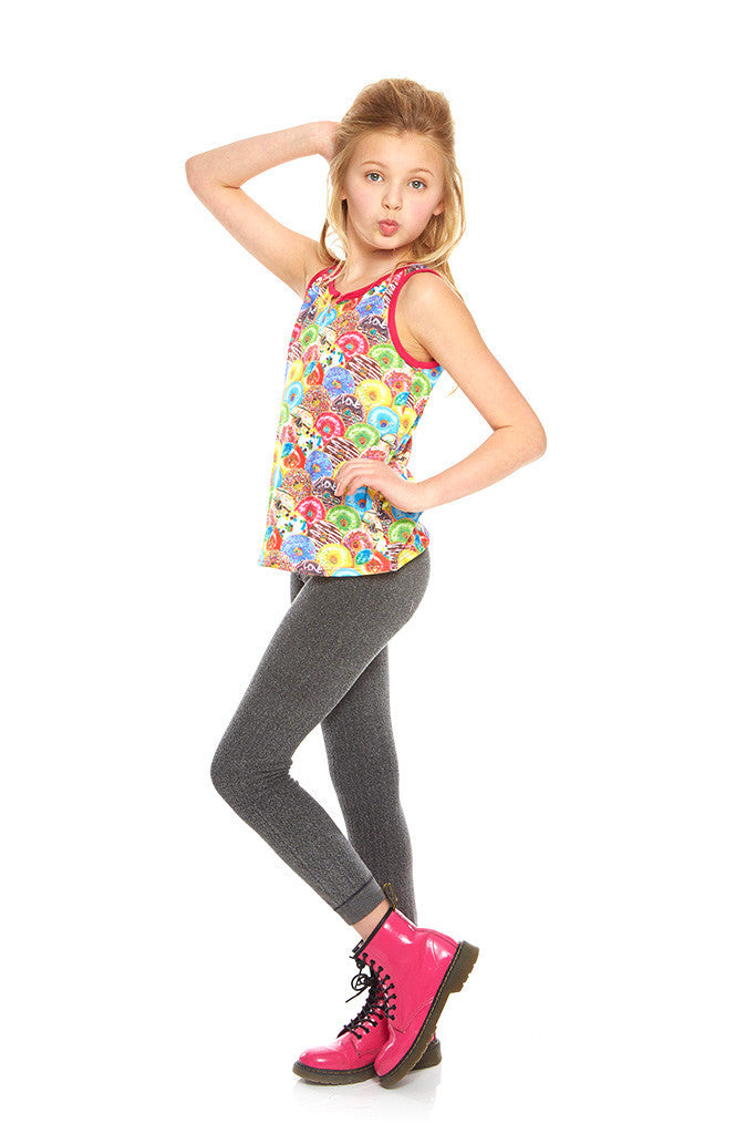 Girls Stacked Donuts Tank