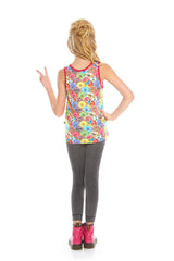 Girls Stacked Donuts Tank