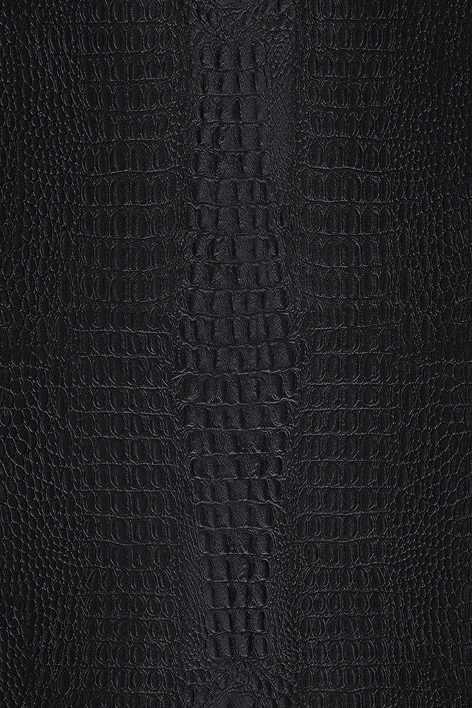 Croc Noir Makeup Case