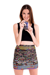Womens Emoji Tight Skirt