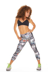 Womens Mixtapes Performance Capri Leggings