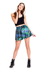 Womens Street Signs Skater Skirt