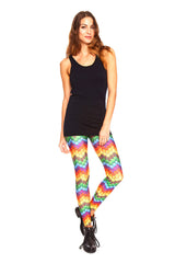 Womens Candy Crush Chevron Leggings