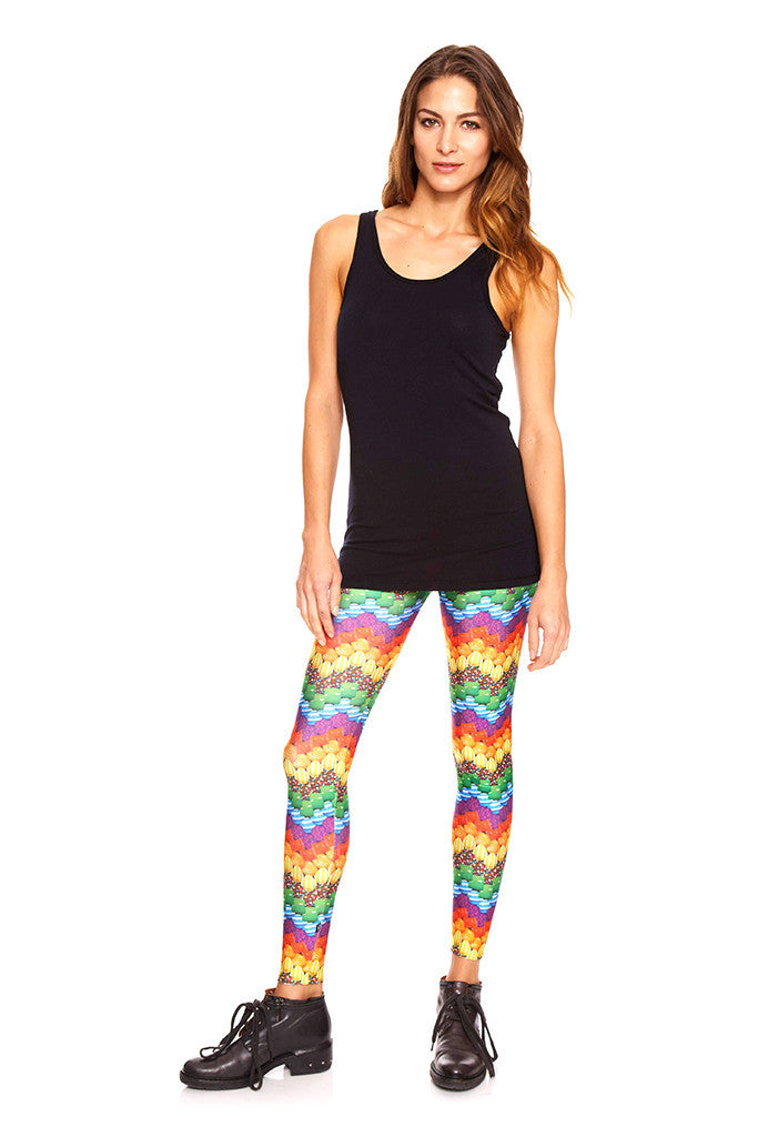 Womens Candy Crush Chevron Leggings
